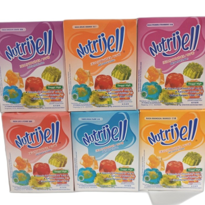 

Nutrijel Box 9 Rasa : Isi 12 pcs x 15 Gram