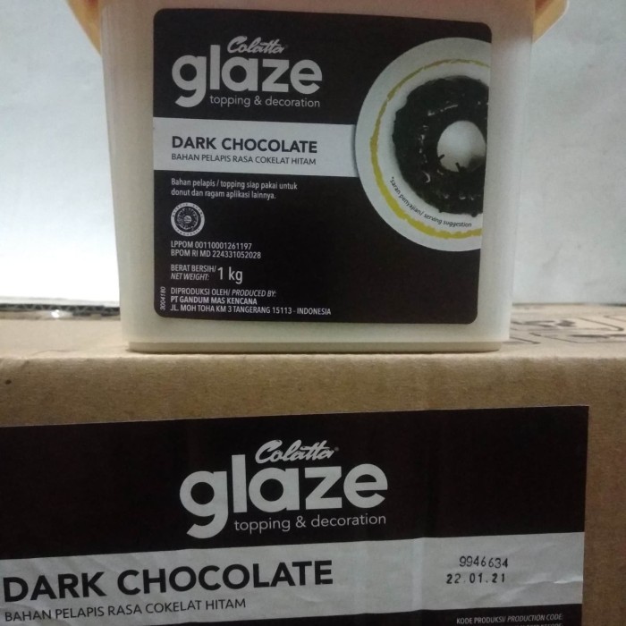 

Colatta Glaze Dark Chocolate 1 Kg