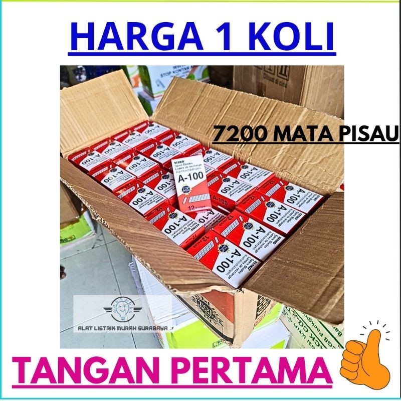 

GROSIR REFILL ISI CUTTER KENKO A-100 (1 KOLI = 7200 PCS)