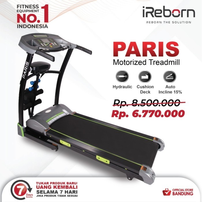 Ready Treadmill Elektrik Ireborn Paris