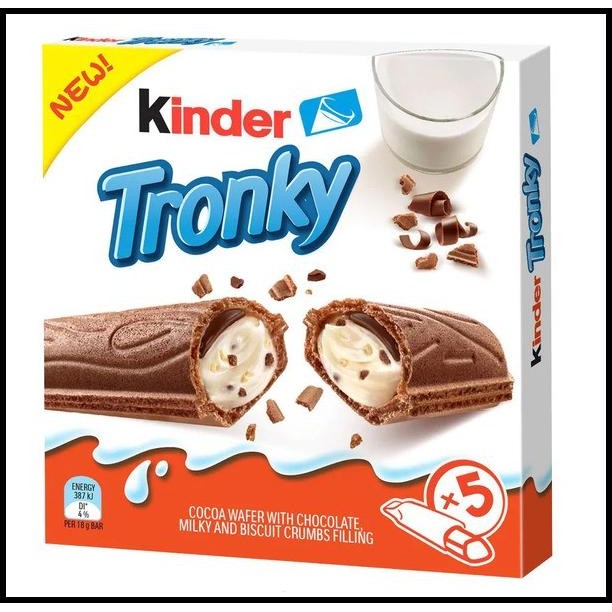 

Kinder Tronky Wafer Chocolate 90Gr