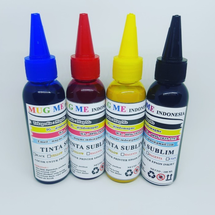 

Ready Tinta Sublim 100 ml Sublime Ink Sublimation Sublimasi