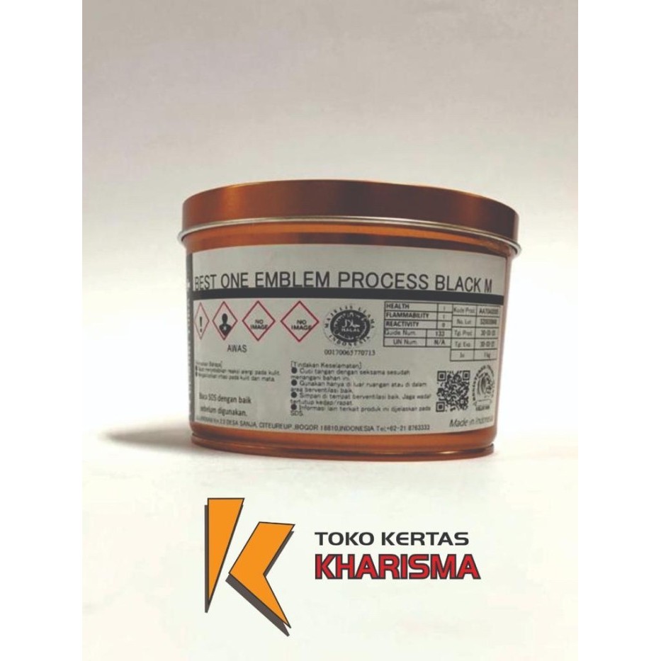 

Ready Tinta Cetak , Cemani Toka , Best One Emblem Process Black M