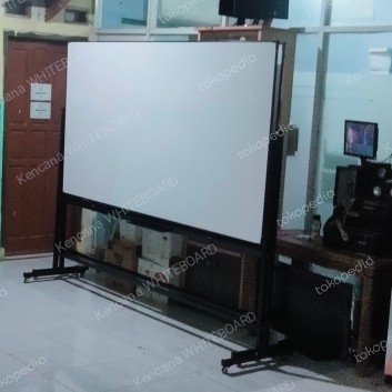 

Ready White Board Standing Double Face 120 240 Cm
