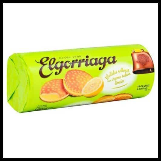 

[180Gr] Elgorriaga Lemon Cream Biscuits - Biskuit Isi Rasa Lemon