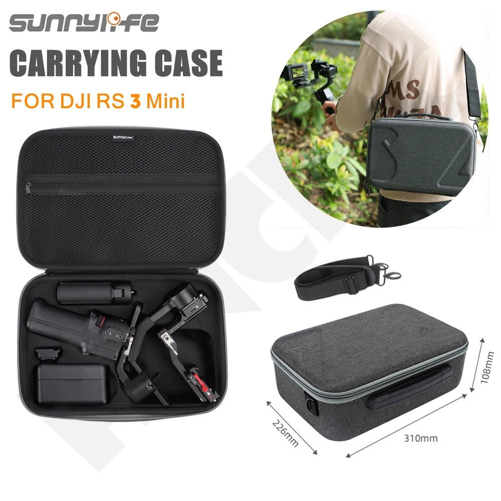 SUNNYLIFE Baru untuk DJI Ronin RS 3 Tas Penyimpanan Mini Tas Bahu Tas Pelindung Portabel Perjalanan 