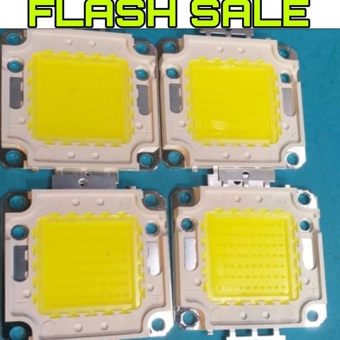 Mata chip led 50 watt pju cobra sparepart mata lampu lampu sorot 50w