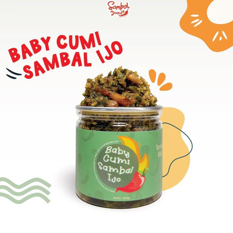 

Baby Cumi Sambal Ijo 200Gr Sambal Nyanyat | Sambal Rumahan | Sambal Best Seller