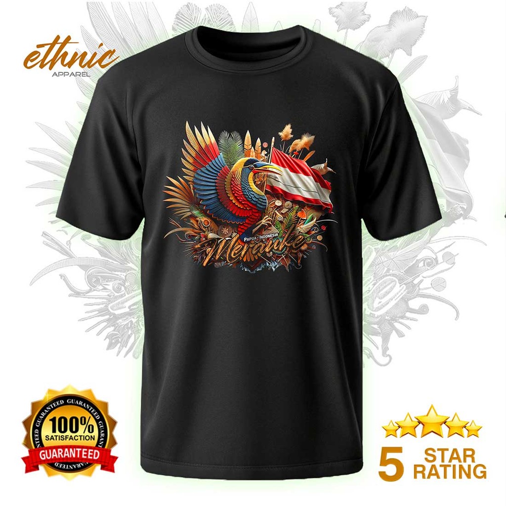 T-shirt Kaos Distro MERAUKE - PAPUA - Premium Quality - MRKX3