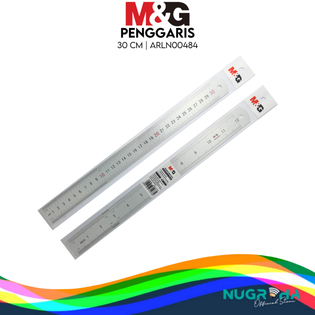 

M&G Penggaris Besi Aluminium Alloy Ruler 30cm ARLN00484