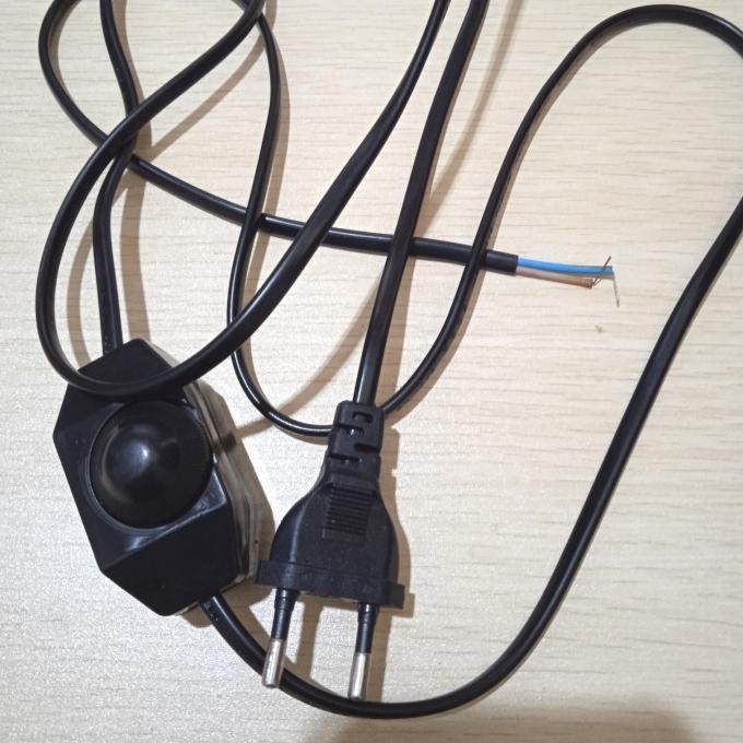 kabel buntung saklar dimmer colokan steker dimmer