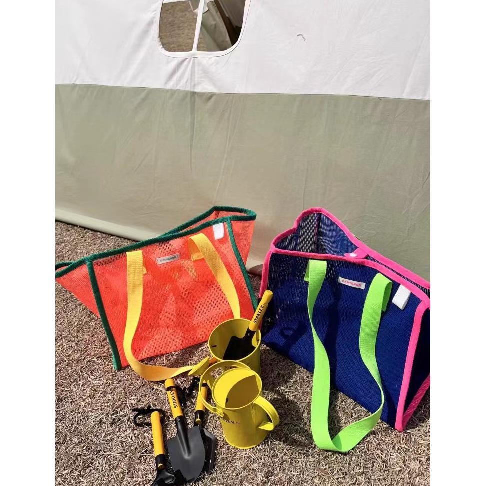 Murah Meriah Elsa Tas Jaring Tote Bag Pantai Picnik Korean Qe2384 Jy-6