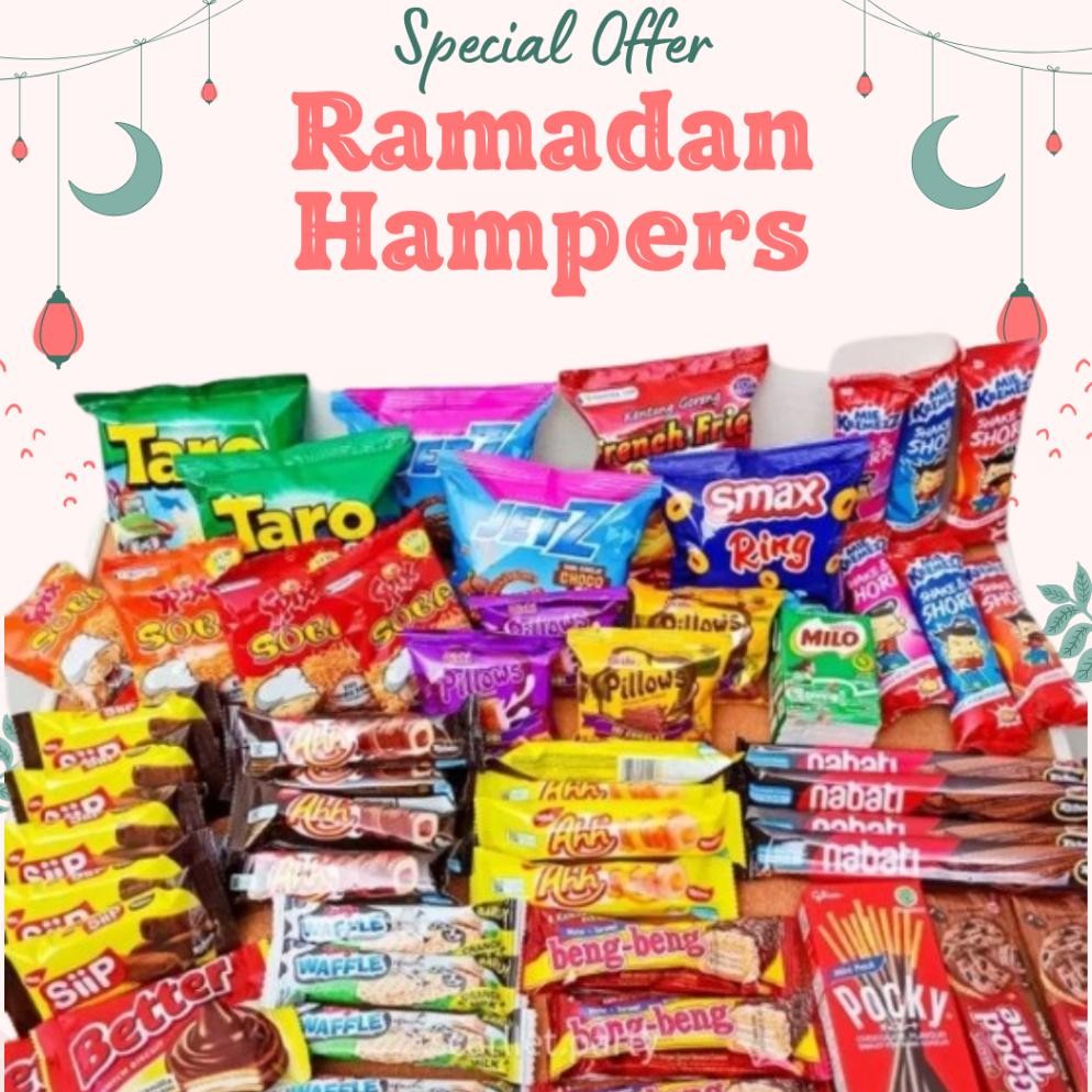 

Cuci Gudang Hampers Lebaran Idul Fitri Paket Snack Isi 50 Pcs Jh85
