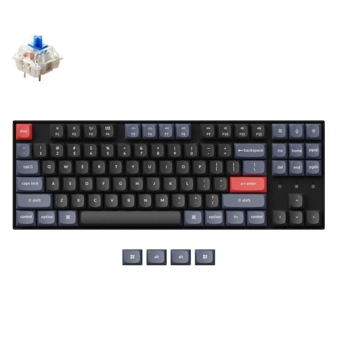 Keychron K8 Pro Keyboard Mekanis Nirkabel 80% Compact (TKL)