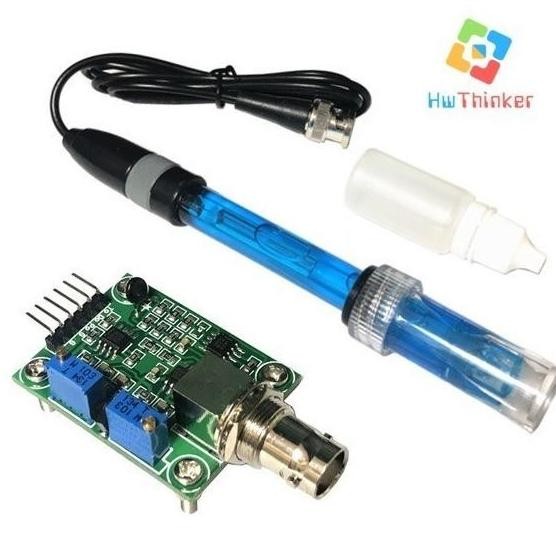 Terbatas / Ph Sensor Kit: Modul Analog Ph4502 Ph-4502C+Electrode Probe
