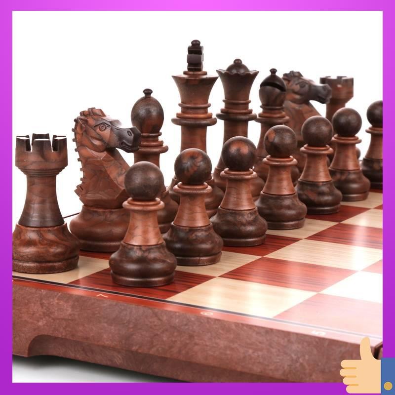 Papan Catur Ukuran Turnamen Catur Magnetik Latihan Pertandingan Anak Catur Khusus AIA UB Kayu Plasti