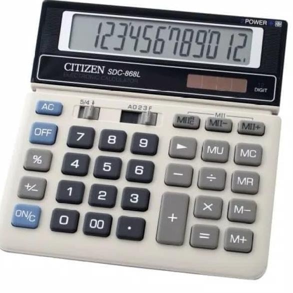 

Kalkulator Citizen Type Sdc 868 L - Citizen Sdc 868 L
