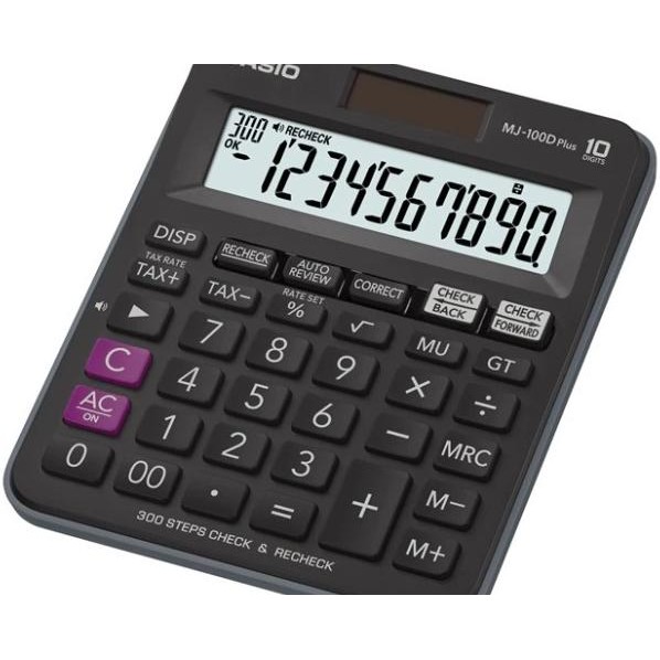 

Kalkulator Meja Casio Mj-100D Plus Desktop Che & Correct Calculator