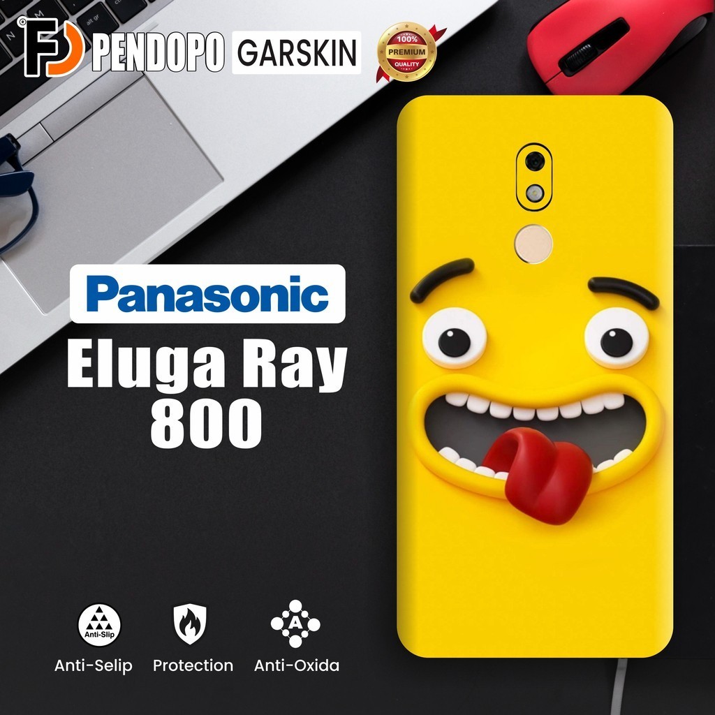 Premium Protection Garskin Panasonic Eluga Ray 800 Stiker Custom (2PCS) Bisa COD