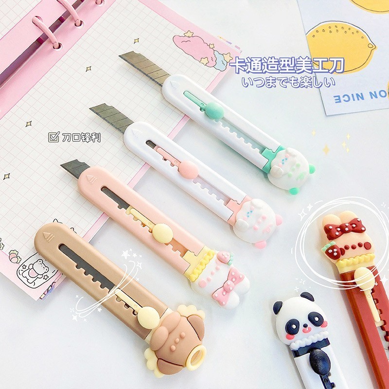 

Cutter Pemotong Kertas Maskot Hewan Imut Milky Cute Animal Mini Paper