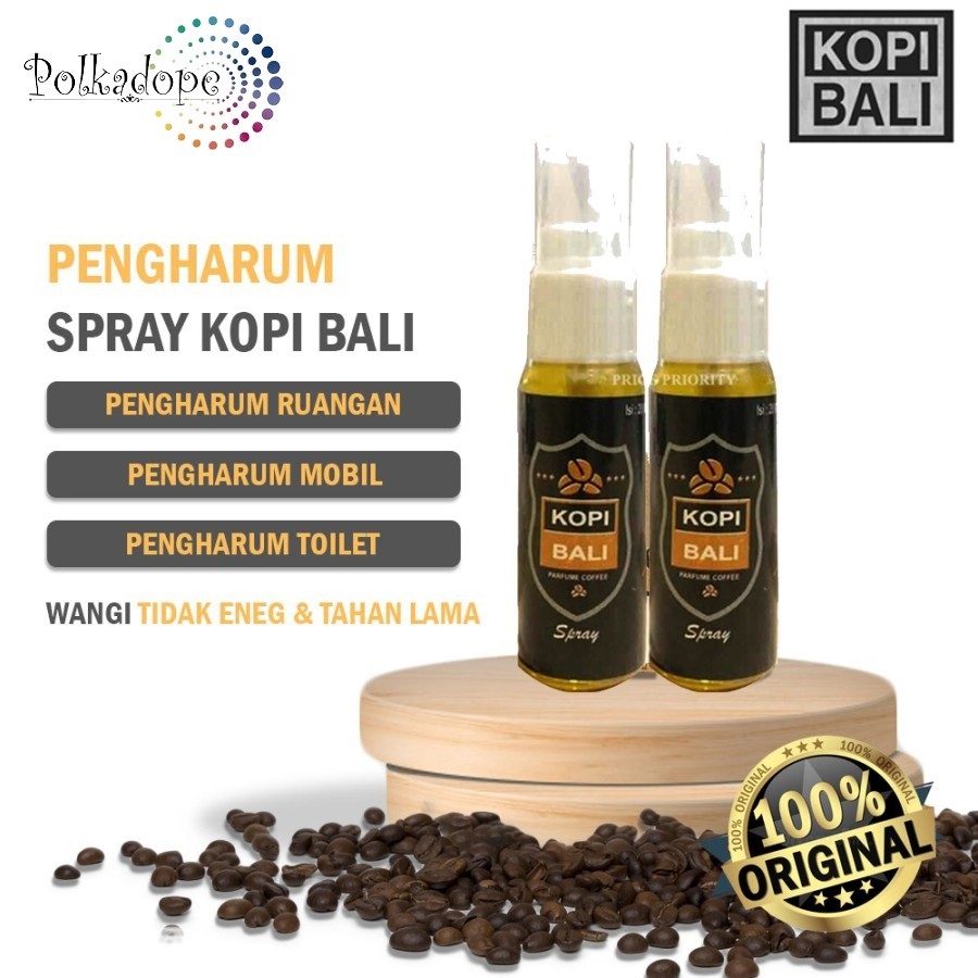 Parfum Botol Spray Kopi Bali Pengharum Pewangi Mobil Ruangan 20 ML