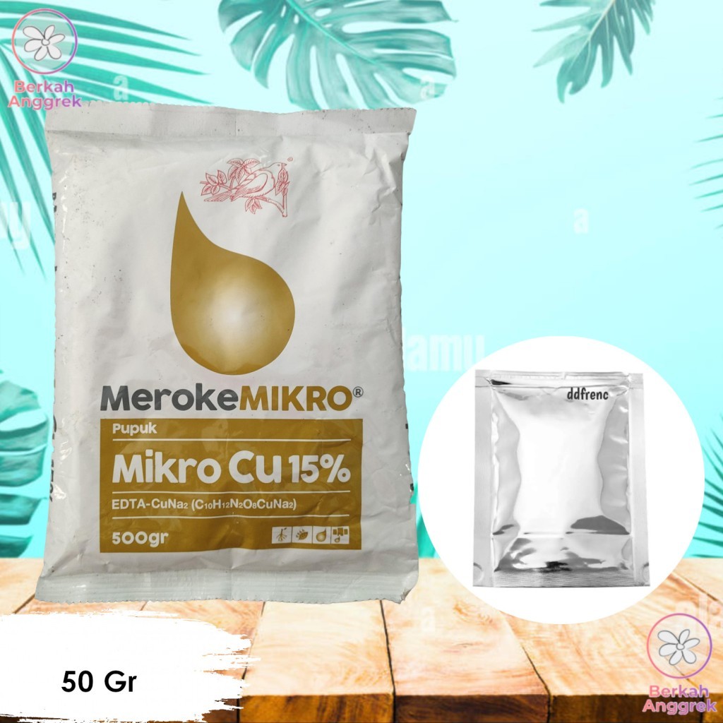 Meroke Cu EDTA 50 Gram Pupuk Mikro
