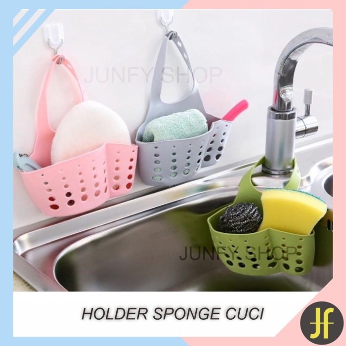 Latifa Keranjang Cuci Piring / Keranjang Sponge Cuci Piring / Holder Cuci