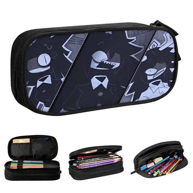 

Cartoon Miss Circle Anime Pencil Cases Fundamental Paper Education Pencil Box Pen Box for Student Big Capacity Bags Stationery 3PEF