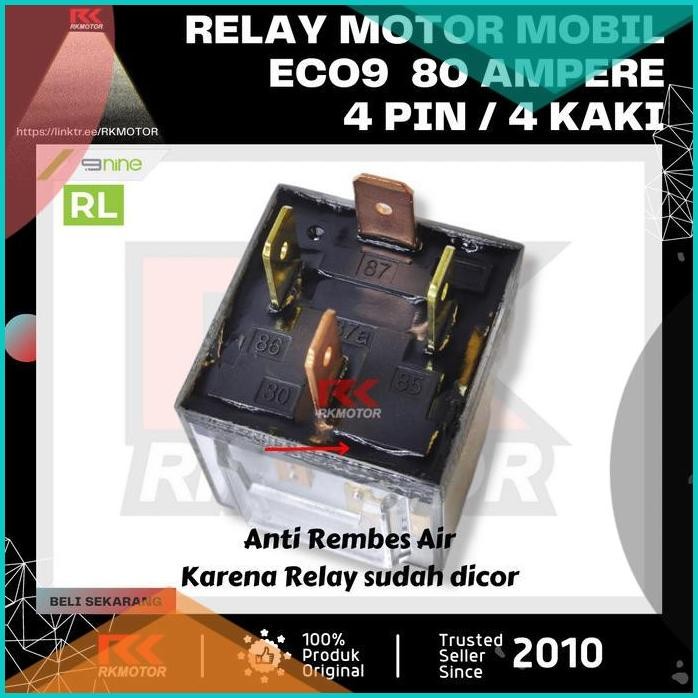RELAY 5 KAKI 12 VOLT - RELAY KLAKSON - RELAY LAMPU - RELAY ELEKTRIK 1