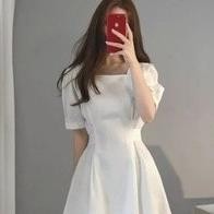 Dress Ni Korea/Dress Putih/Dress Korea