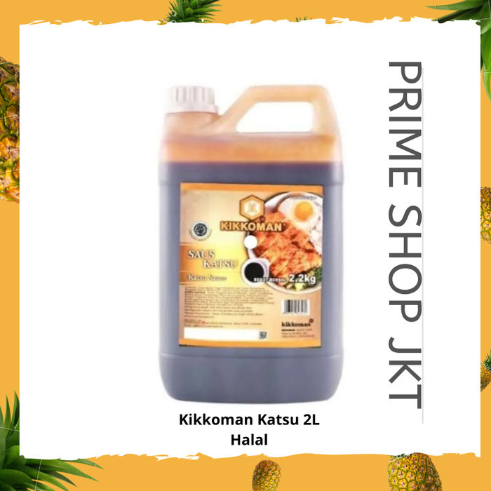 

Dijual!!! Kikkoman Saus Katsu 2,2Kg Halal Katsu Sauce Jerigen