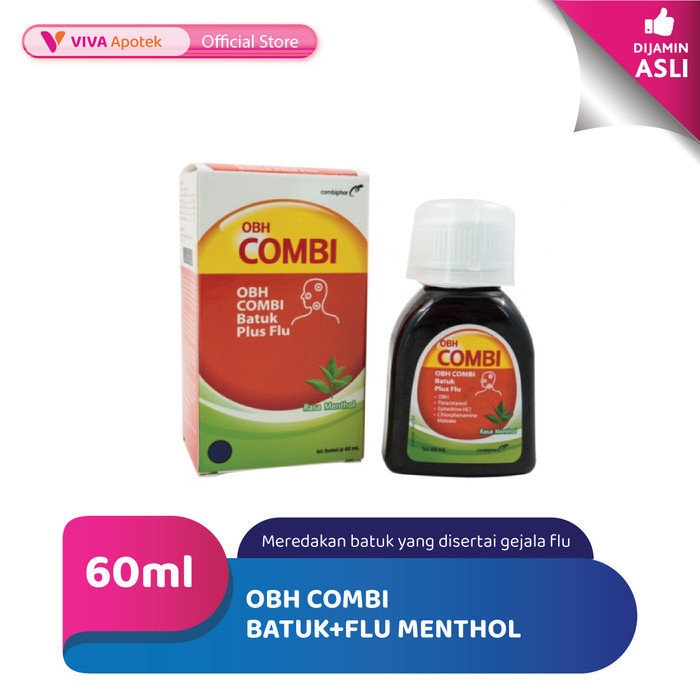 OBH Combi Plus Batuk Flu Menthol Meredakan Batuk & Gejala Flu (60 ml)