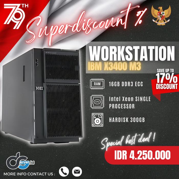 Server Ibm X3400 M3 Berkualitas