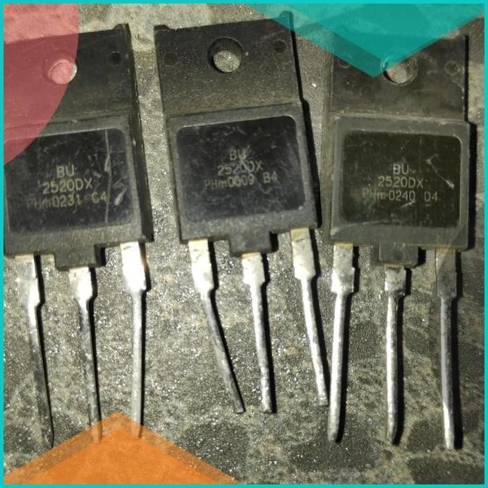 Bu2520DX Bekas Transistor Horisontal Cabutan Transistor Horizontal 14