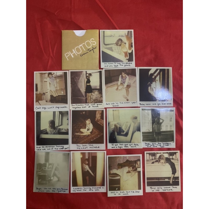 Taylor Swift 1989 polaroid official deluxe