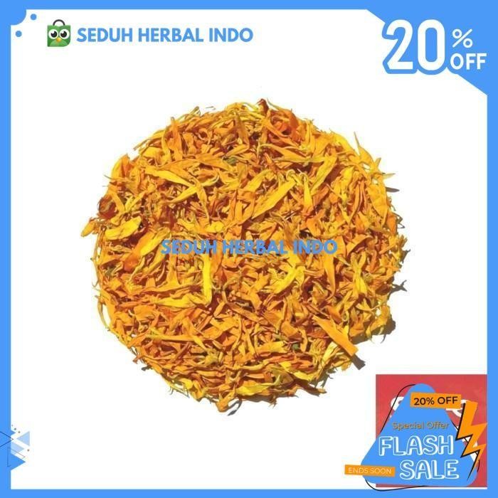 

TEH BUNGA MARIGOLD (KELOPAK)/ DRIED ORANGE MARIGOLD PETALS TEA 30 GRAM
