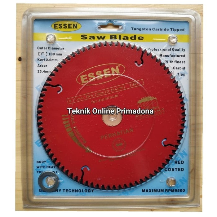 Circular Saw Blade / Mata Gergaji For Almunium Essen Ready