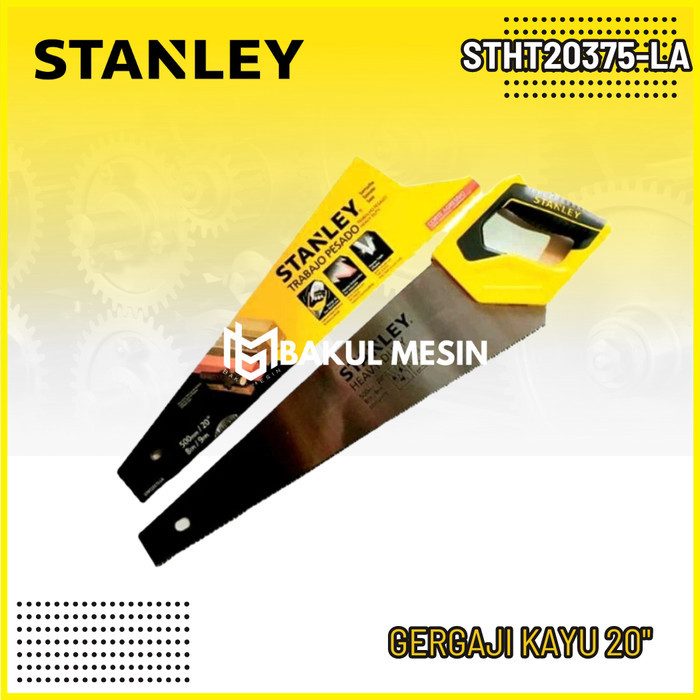 Gergaji Kayu Stanley Stht20375-La Hand Saw Gergaji Potong Kayu 20 Inch Murah