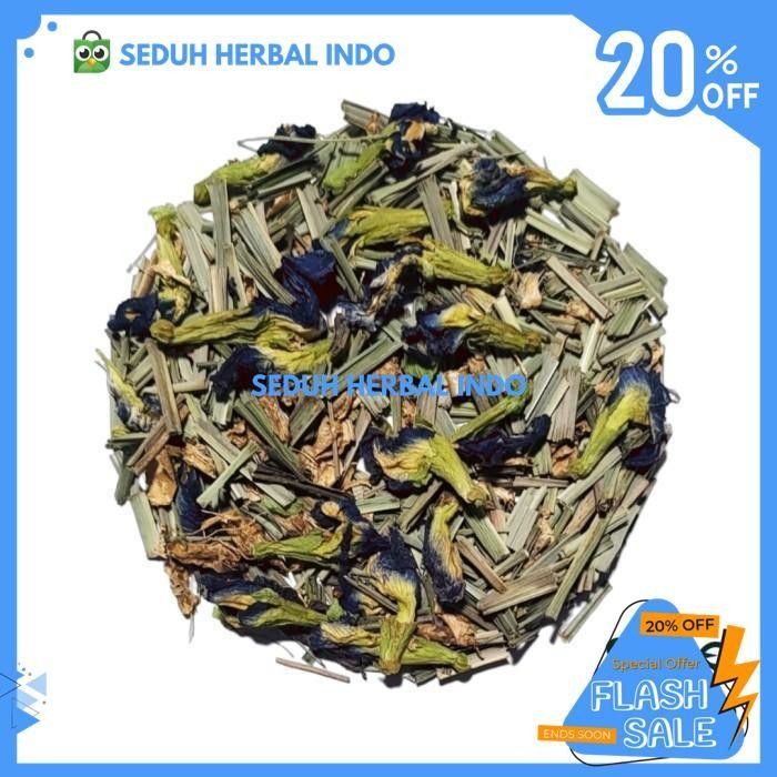 

WARM & COZY BLEND - GINGER LEMONGRASS BUTTERFLY PEA TEA 15 GRAM GRATIS
