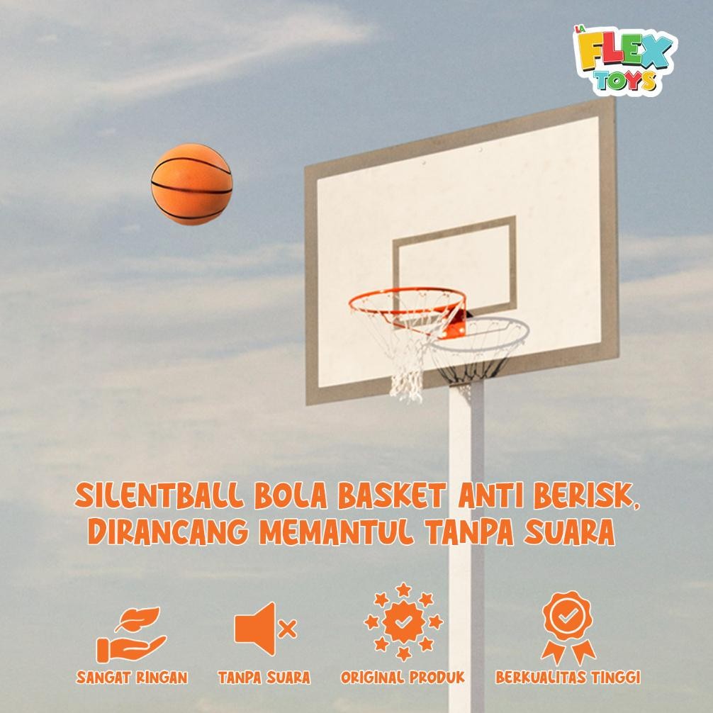 Racun Shopee Mainan Bola Basket Anak Size 5 - Sillent Ball Bola Basket Kedap Suara - Bola Basket Out