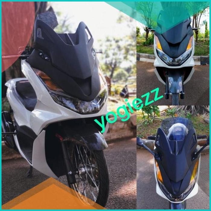 cover frame honda pcx 160 baby forza penutup tameng depan windshield