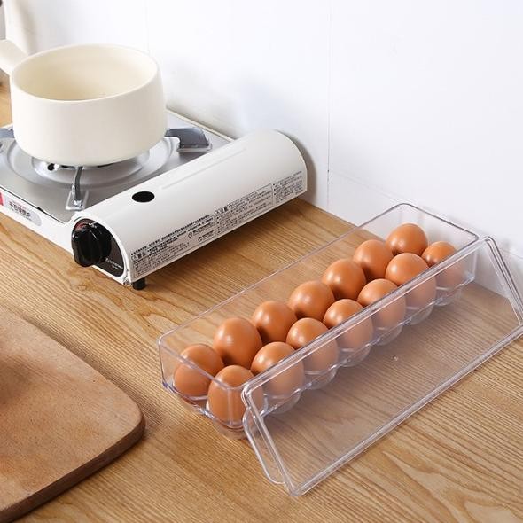 Tempat Yimpanan Telur Akrilik Kontainer Egg Box Kulkas