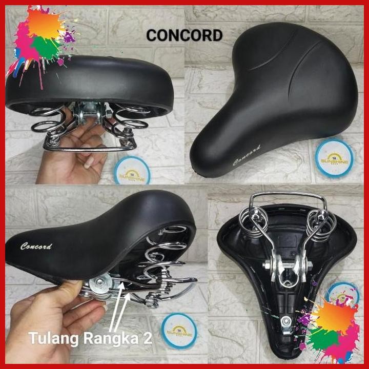 (LIL) SADEL PER SADDLE PIR LEBAR SEPEDA MINI PHOENIX CTB LIPAT CONCORD HITAM