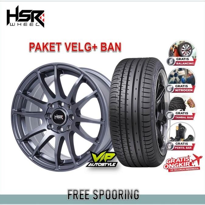 Sparepart Paket Velg Mobil R15 Buat Agya Ayla Dll Hsr Mimosa Plus Ban