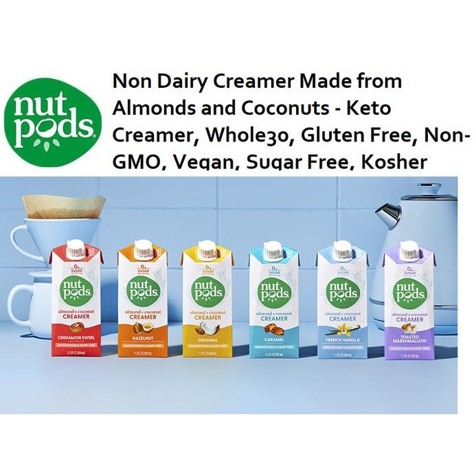 

___chans Nutpods Coffee Creamer Unsweetened Non Dairy Akmond Coconuts Vegan