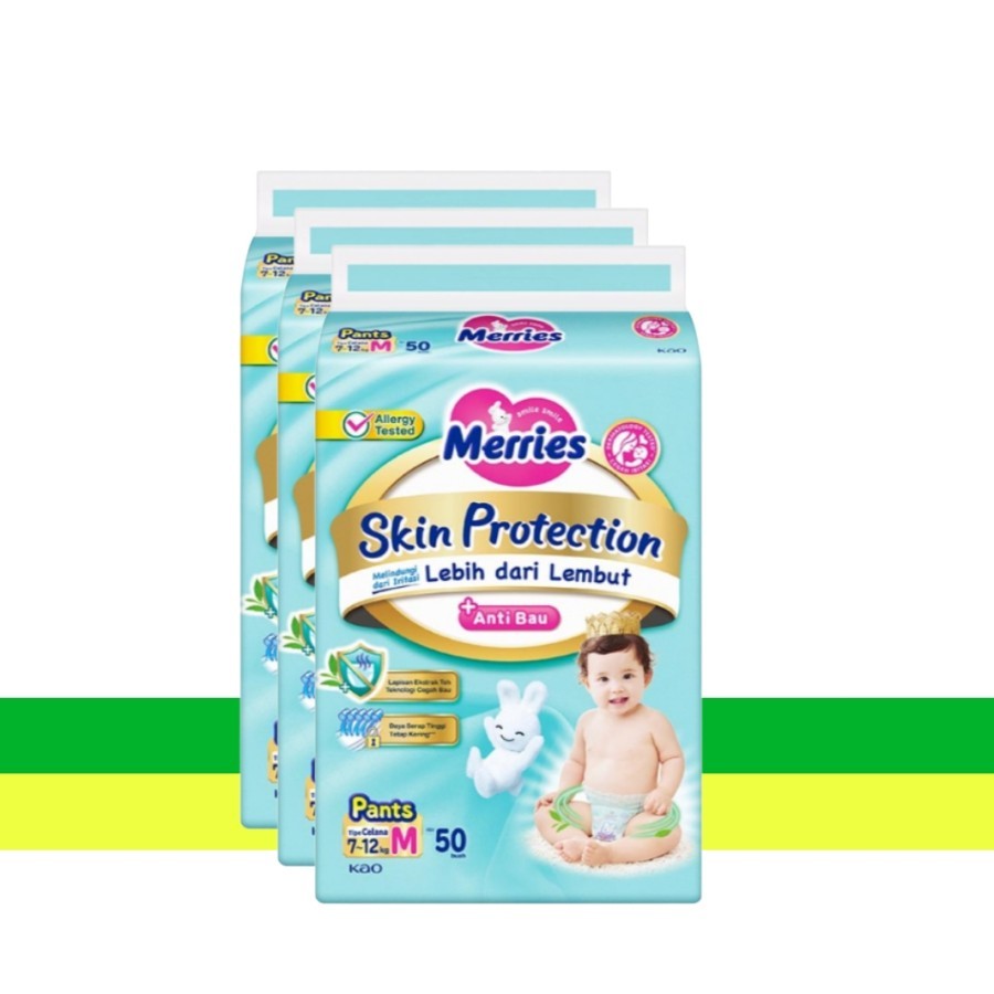 Merries Pants Skin Protection Popok Celana 50 M - Karton