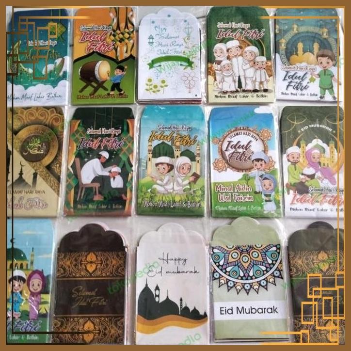 

[WJT] amplop lebaran Ukuran 12cm x 7cm Ukuran Sedang uang di lipat 2