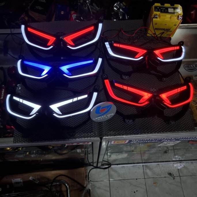 HARGA DISC - lampu lazy eyes double nmax new free demon