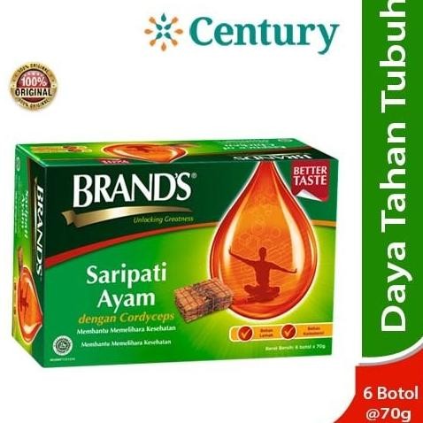 

Brand's Essence of Chicken with Cordyceps 6x70gr / Minuman Kesehatan