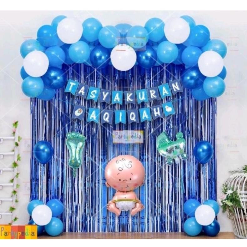 SPECIAL Paket Dekorasi Tasyakuran Aqiqah Boy dan Girl/Dekorasi Aqiqah Anak an-45